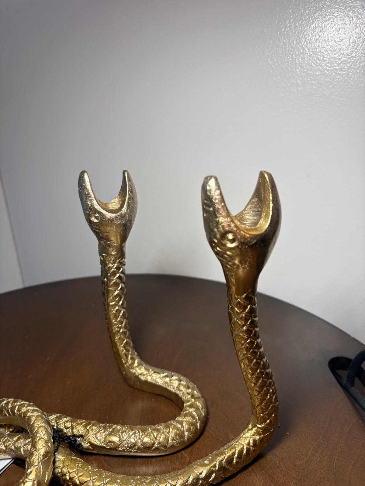 Two Headed Snake Candle Holder