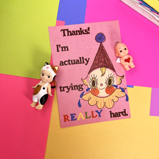 Thanks Art Print