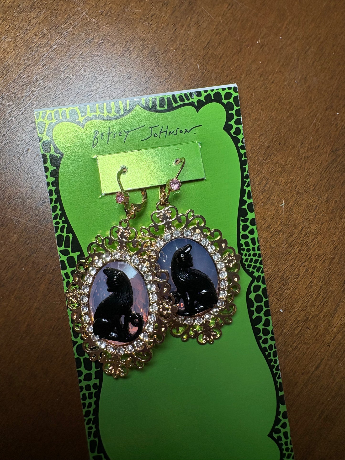 Purrrfect Portrait Earrings