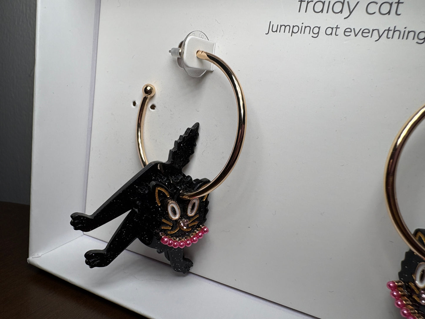 Don't Call Me A Fraidy Cat! Earrings