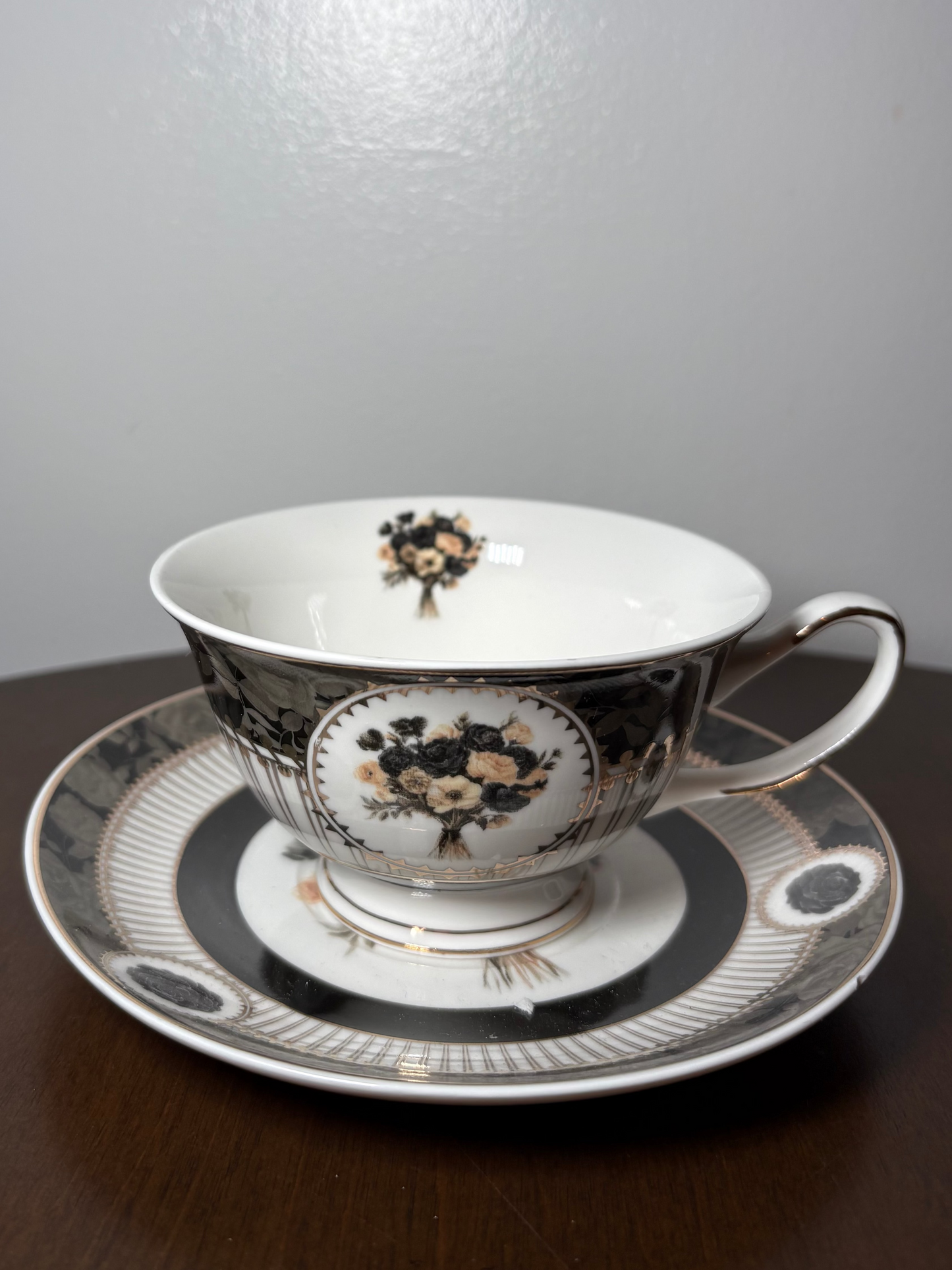 Flowers For A Funeral Tea Cup & Saucer