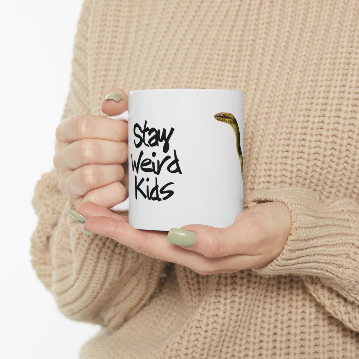 Stay Weird Kids Snake Mug
