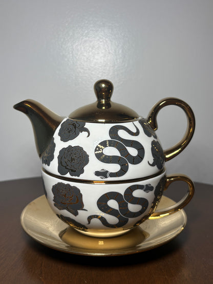 Snakes And Ladders Tea Pot and Tea Cup Set