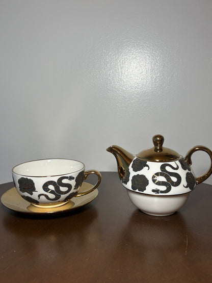 Snakes And Ladders Tea Pot and Tea Cup Set