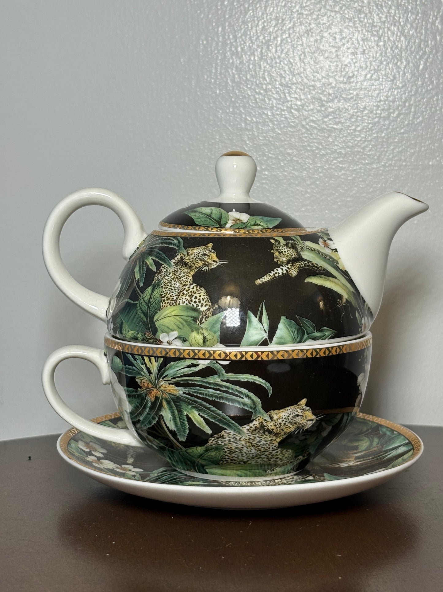 Walk On The Wild Side Teapot and Teacup Set
