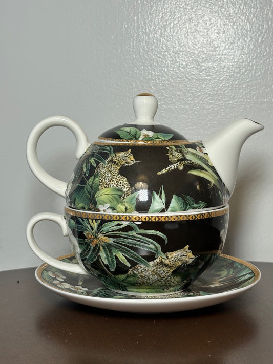 Walk On The Wild Side Teapot and Teacup Set