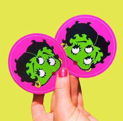 Betty Bloop Sticker - Stay Weird Kids
