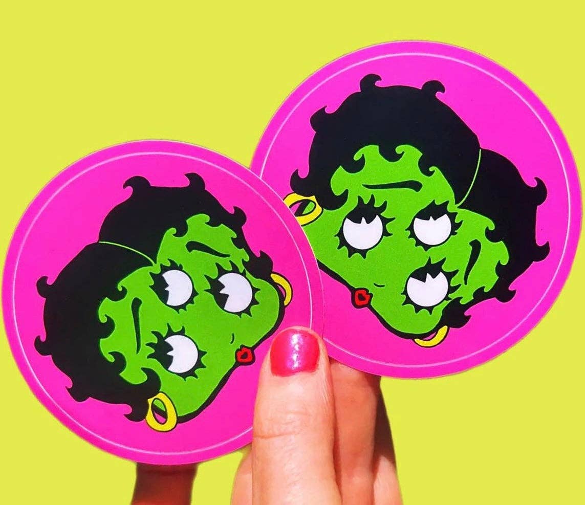 Betty Bloop Sticker - Stay Weird Kids