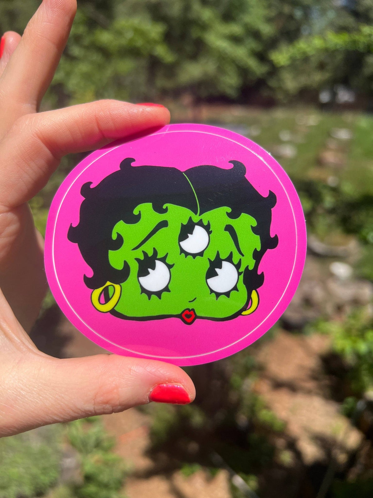 Betty Bloop Sticker - Stay Weird Kids