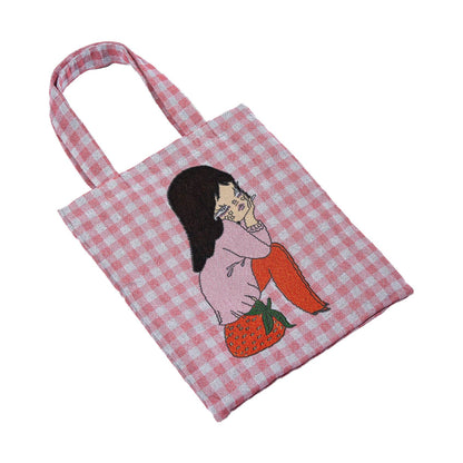 Contención Woven Tote - Stay Weird Kids