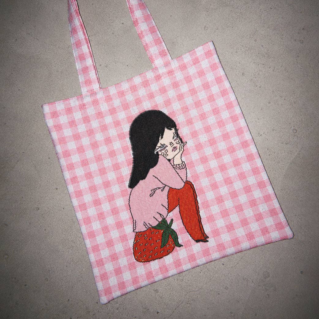 Contención Woven Tote - Stay Weird Kids