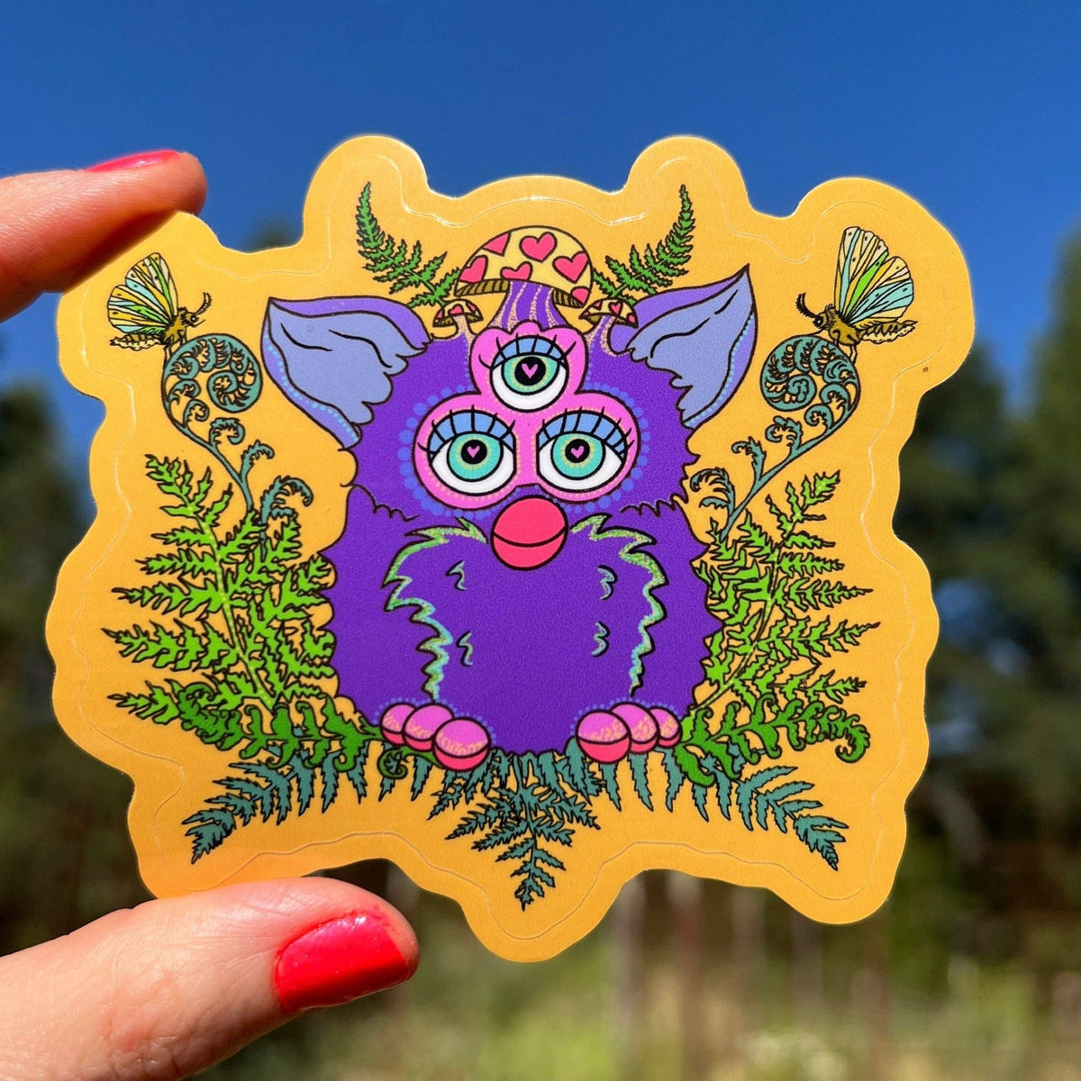 Forest Furby Sticker - Stay Weird Kids