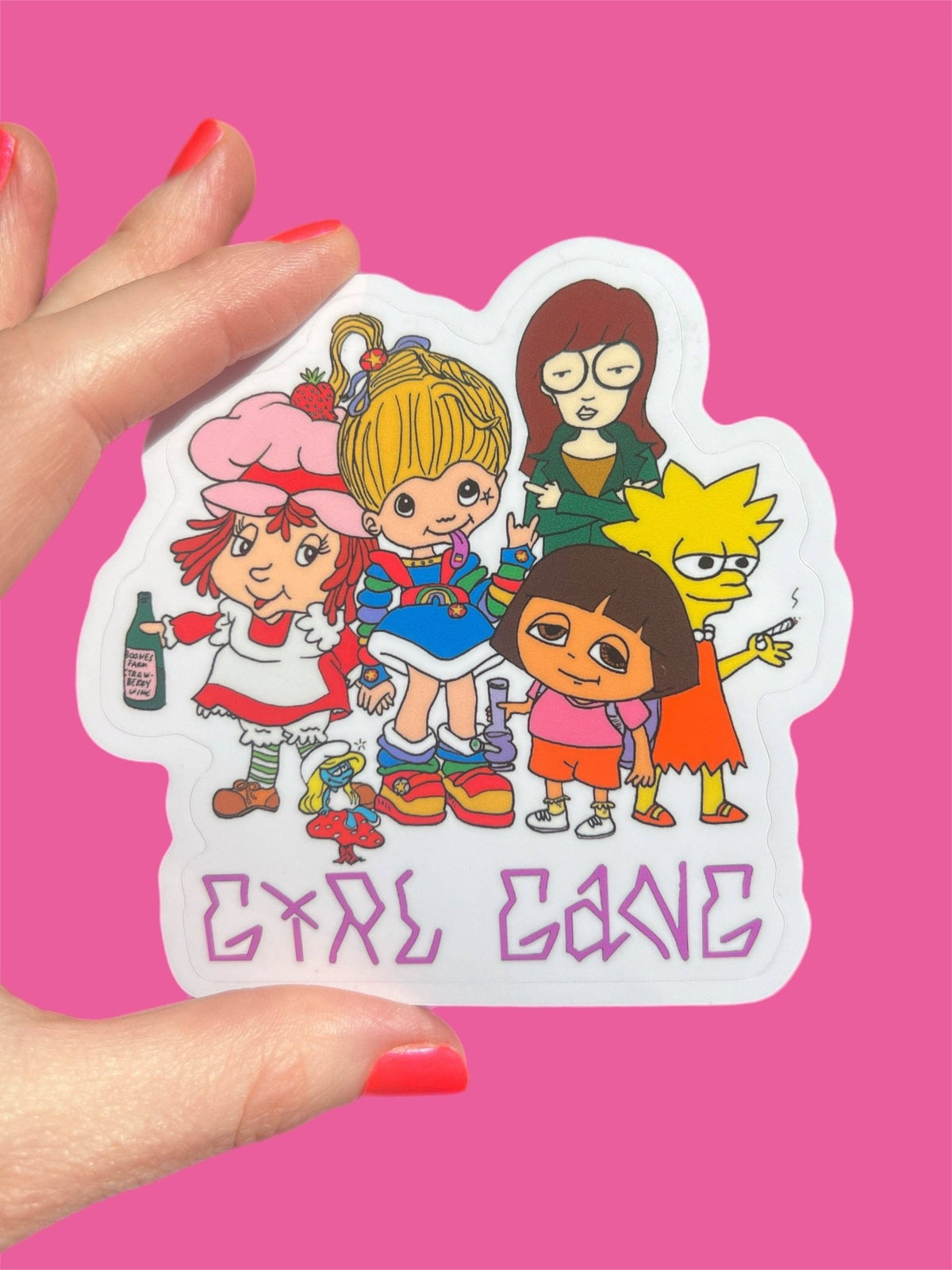 Girl Gang Sticker - Stay Weird Kids