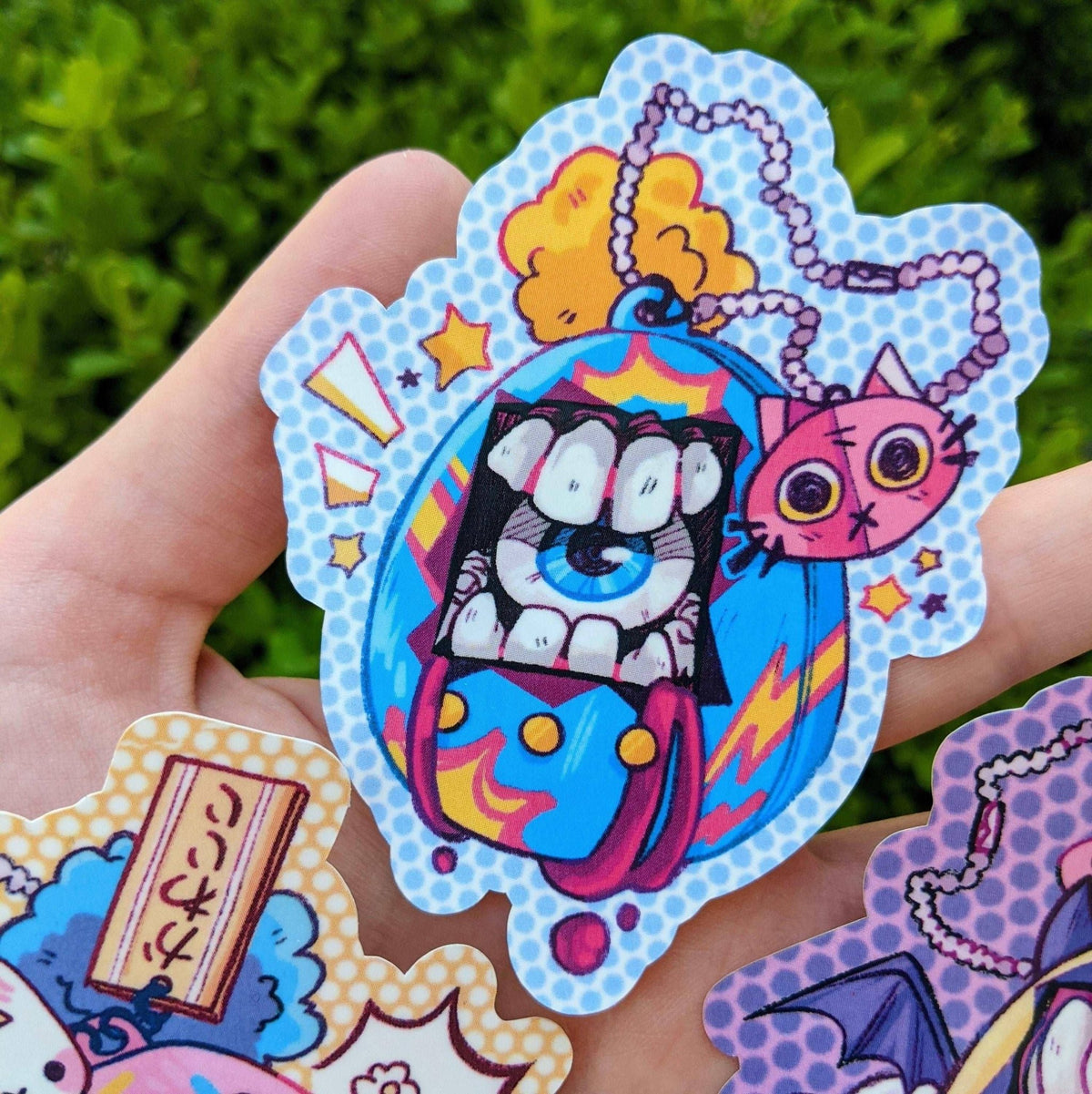Harajuku Blue Virtual Pet Sticker! - Stay Weird Kids