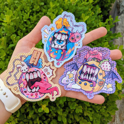 Harajuku Yellow Virtual Pet Sticker! - Stay Weird Kids