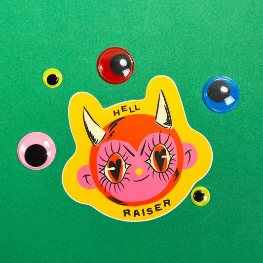 Hell Raiser Sticker - Stay Weird Kids