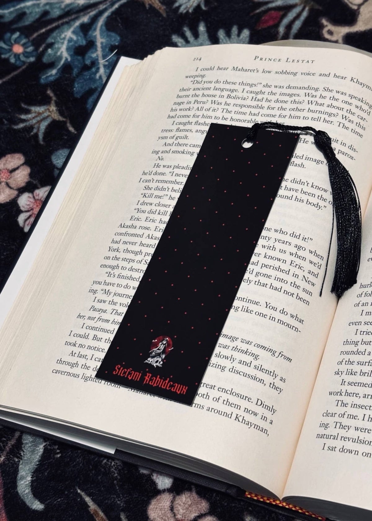 Lilith- Gothic Vampire Art Deco Bookmark Book accessories - Stay Weird Kids
